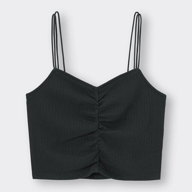 GUのフロントギャザーキャミソール