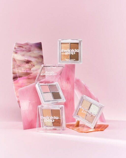 twinkle pop by. CLIOのグリッターレイヤリングアイシャドウパレット