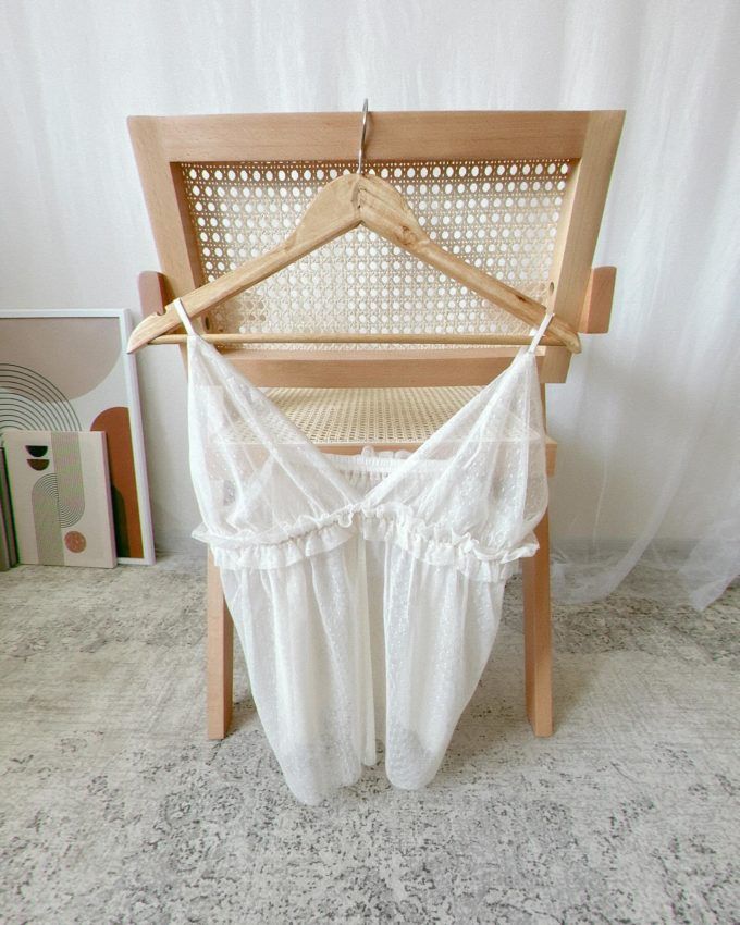 しまむらの「ドットチュールビスチェ」