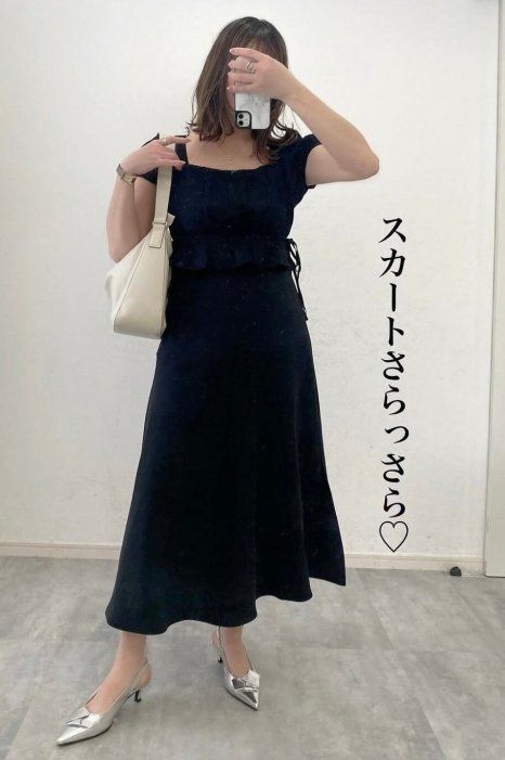 ユニクロシー_ギャザークロップドブラウス_4