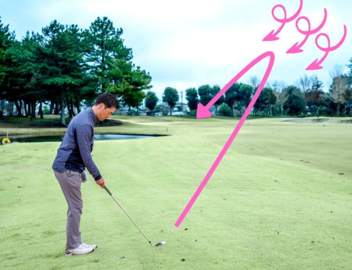 強風に負けないローボール打つコツ！安定するセカンドショットの打ち方