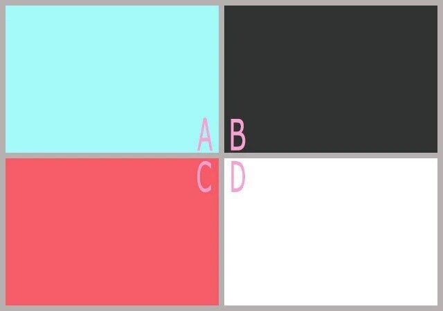 色を選ぶ心理テスト