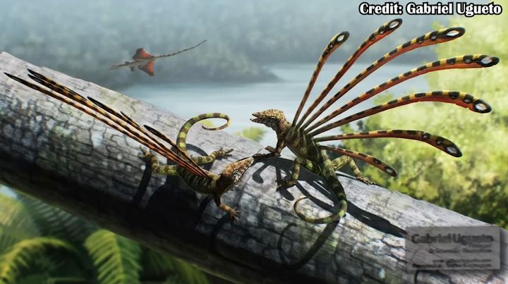 ロンギスクアマの復元イメージ