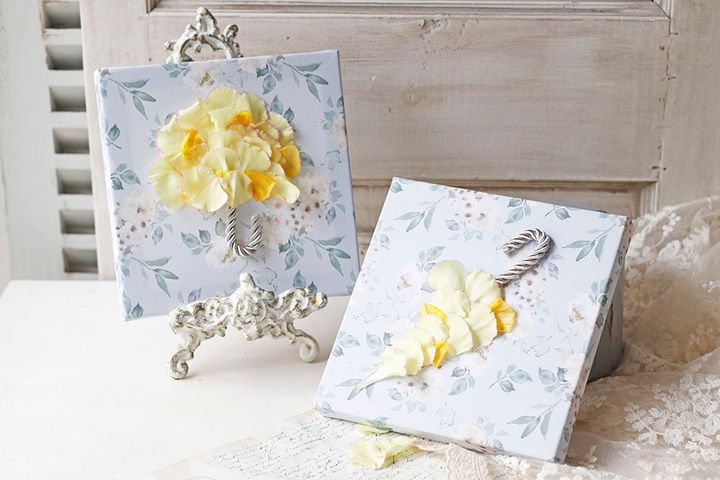 花のアートパネル