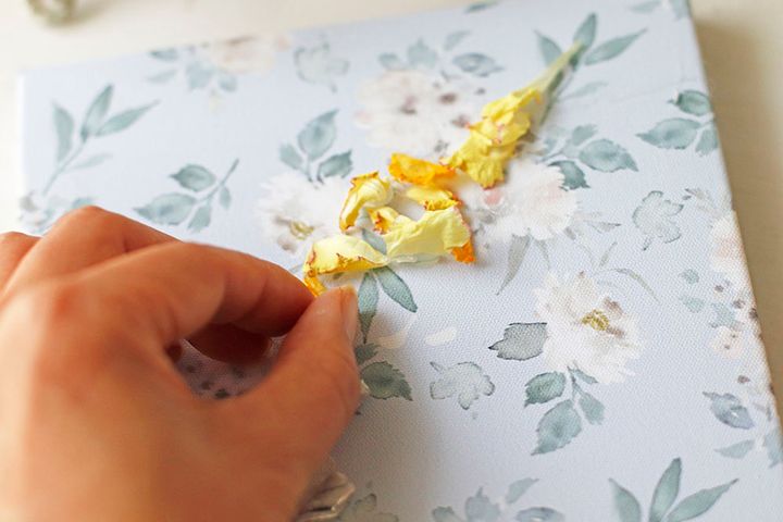 花のアートパネル