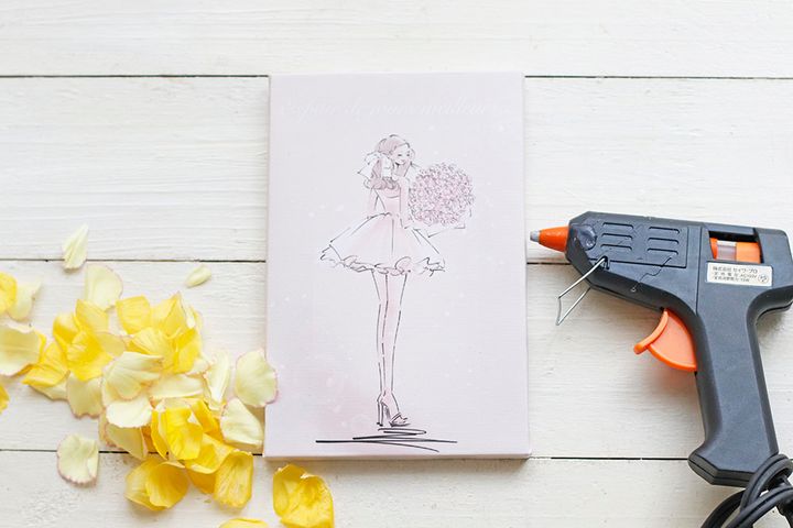 花のアートパネル