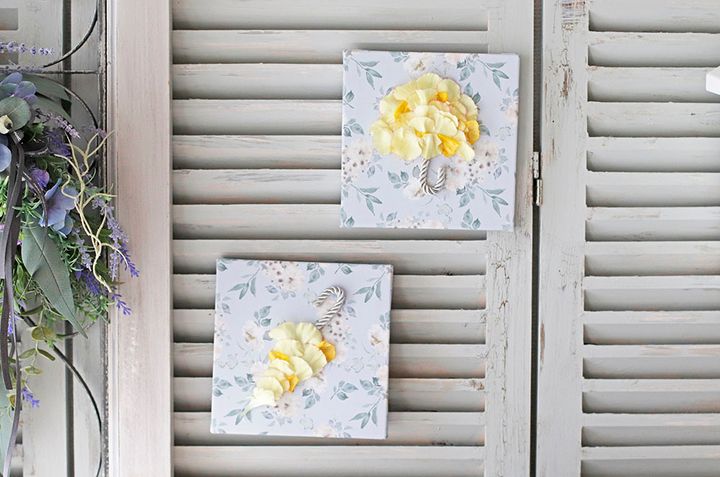 花のアートパネル