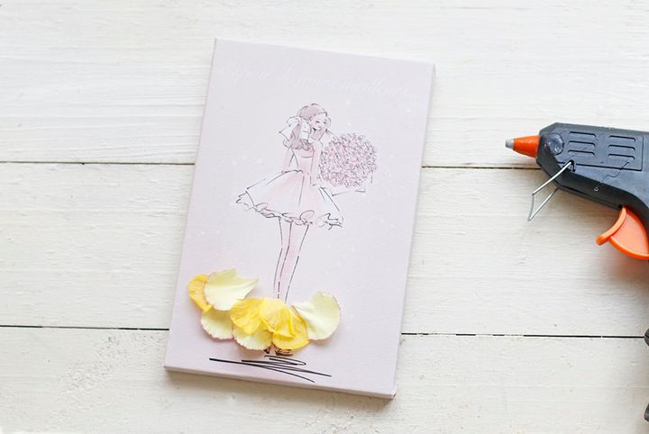 花のアートパネル