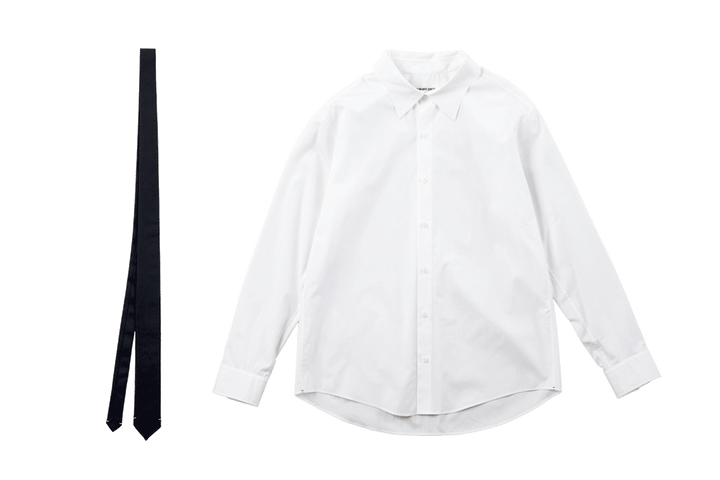 〈サルバム〉のシャツとネクタイ
