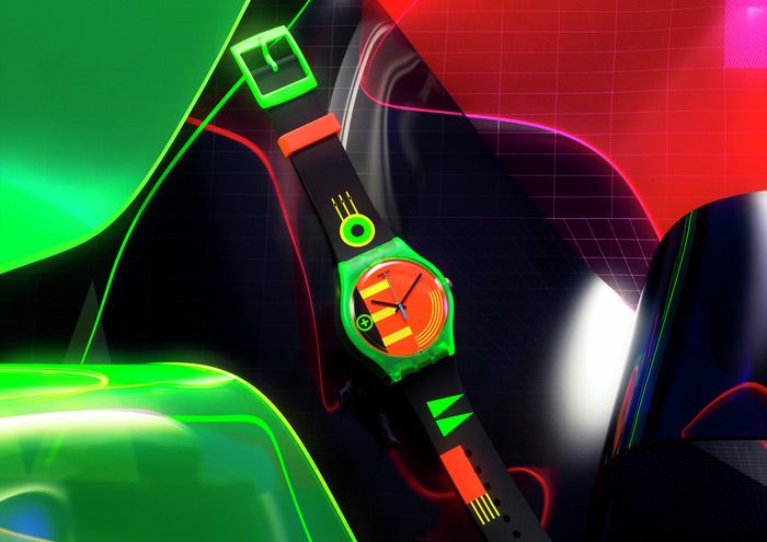 《スウォッチ》から80年代、90年代のアイコニックなモデルをベースにした「NEON」コレクションが登場！鮮やかでプレイフルなデザインに注目して