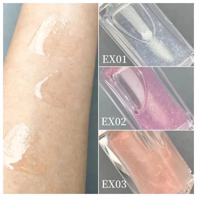 2024年夏新色リップ_スナイデル ビューティ ピュア リップ シマー オイル_スウォッチ