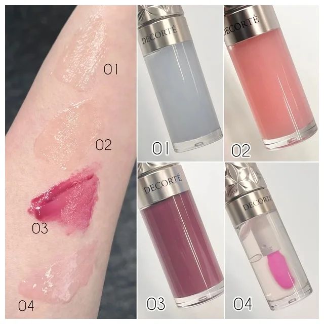 2024年夏新色リップ_コスメデコルテ プランピング リップセラム_スウォッチ