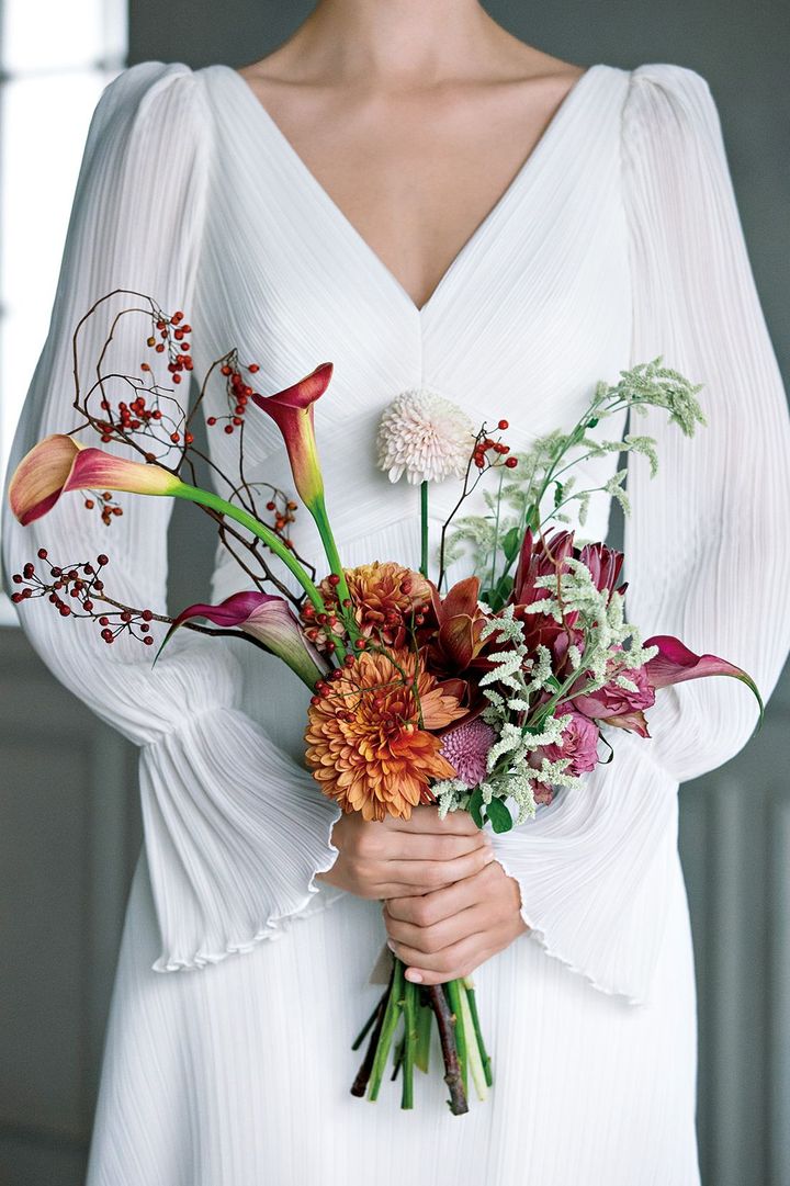 プロテアとダリアのエレガントブーケセット♡ プロテアとカラーのエレガントブーケセット♡