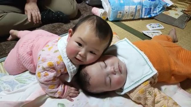 先に寝落ちした双子の兄。心配になった双子の弟の行動がかわいすぎ！