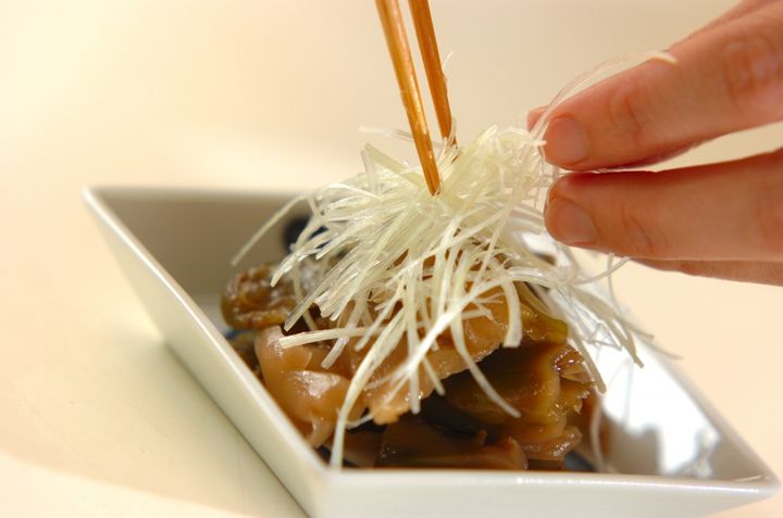 ザーサイと白ネギの前菜の作り方3