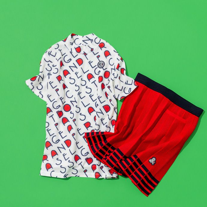 自分カラーのニットスカートでゴルフおしゃれに差をつける！