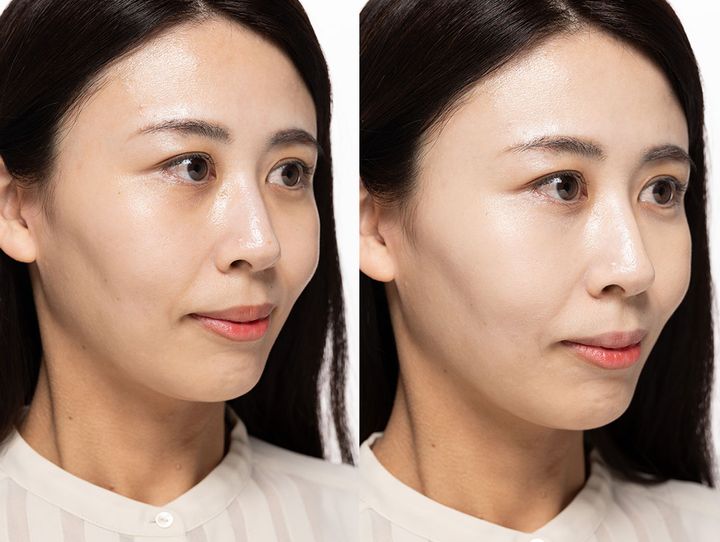 ナンバーズイン 3 番 ノーファンデ陶器肌トーンアップクッション スウォッチ