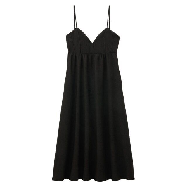 2024年夏のしまむらレディース黒ワンピース