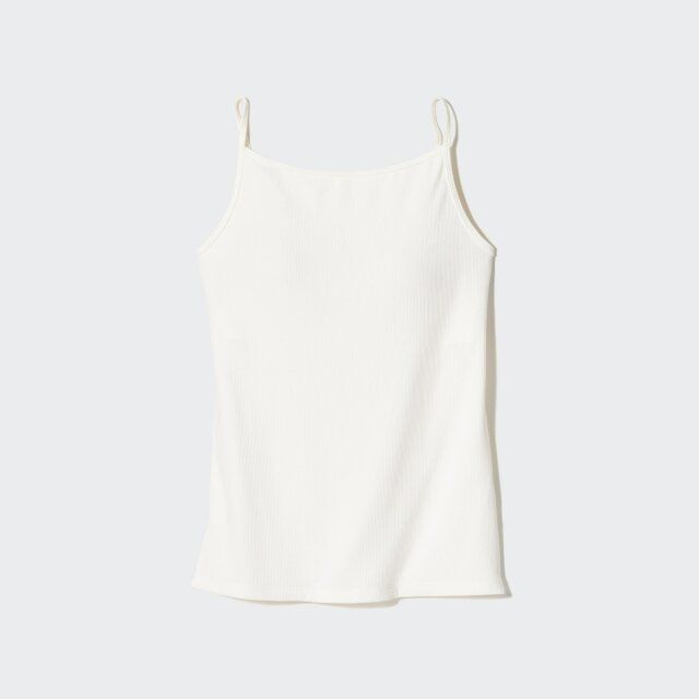 ユニクロのエアリズムコットンボートネックブラキャミソール