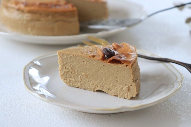 コーヒーチーズケーキワンカット
