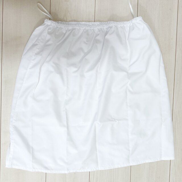 ユニクロクリンクルコットンティアードスカートのペチコート