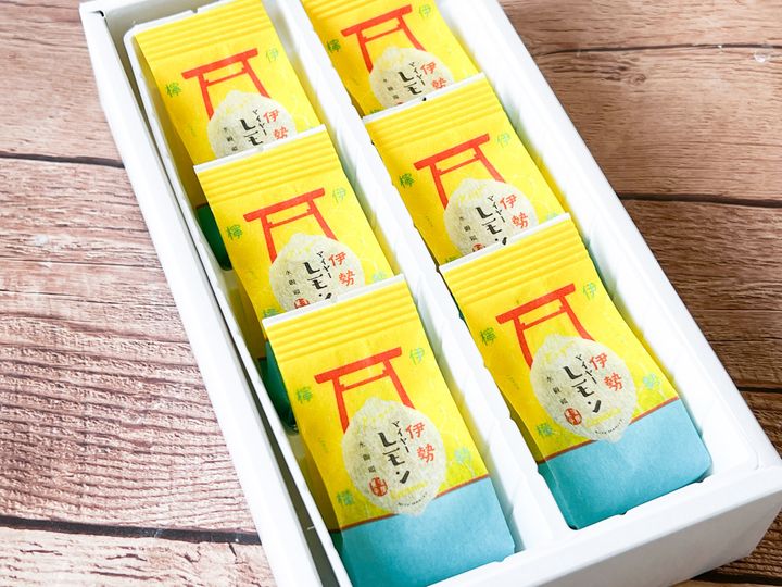 「 伊勢 マイヤーレモン 水饅頭」の個別包装