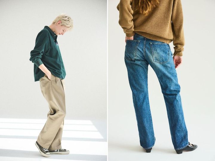 画像: 左【オブラダ】2024年春夏コレクションのルック、右【オブラダ】4thコレクションのルック。いずれもしっかり手をいれることのできるポケットを備えています。 出典：シンチ