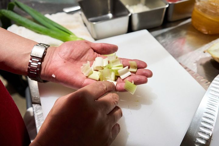 トッピングの下ごしらえ