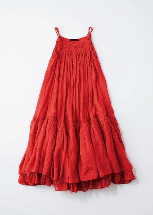 カレンソロジー 赤のキャミワンピース