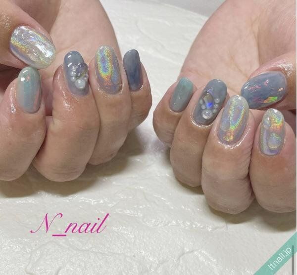 N_nailが投稿したネイルデザイン [photoid:I0128783] via Itnail Design (732434)