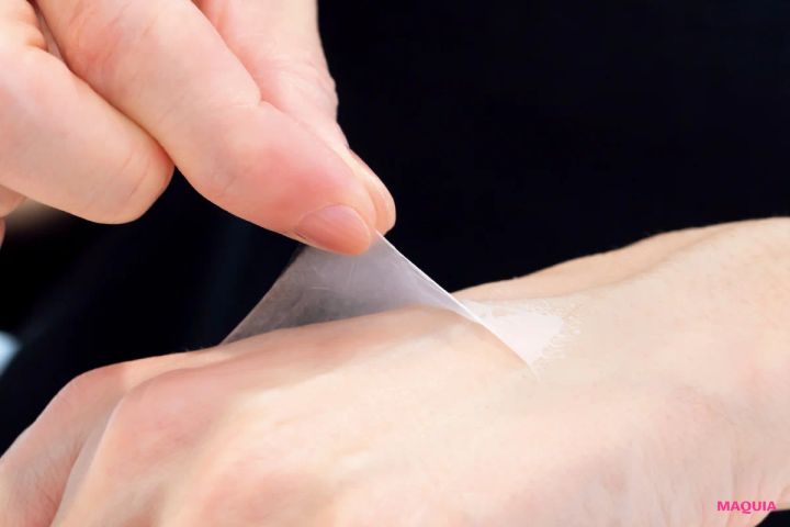 キュレル 刺激なく、スルスルはがせる