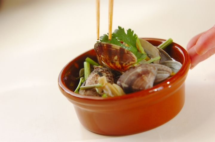 アサリのレンジ蒸しの作り方2