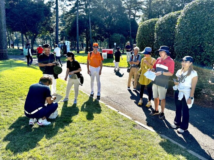 ZOZOチャンピオンシップで見つけた行列！そこにいたのはなんと…！