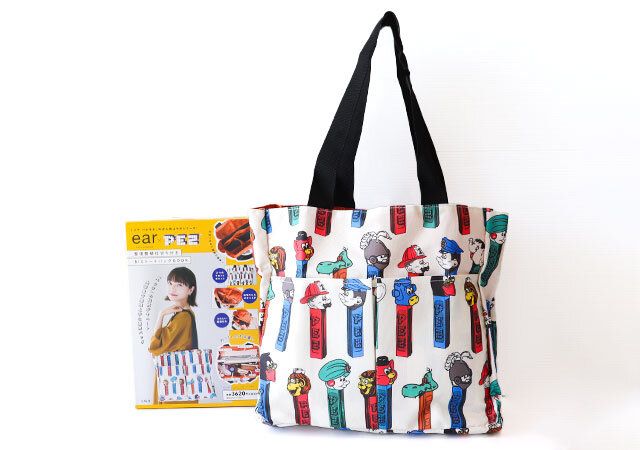 宝島社のPEZとイア パピヨネのコラボトートバッグ付録1