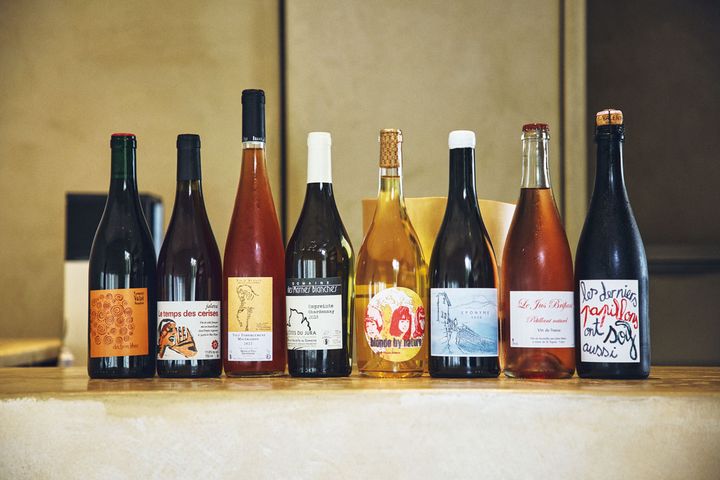 〈kasiki〉で提供されるナチュラルワイン