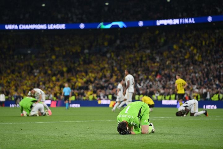 CL優勝のレアルGKクルトワ、少し泣いたと明かす…美人妻は「私の王様をとても誇りに思う」