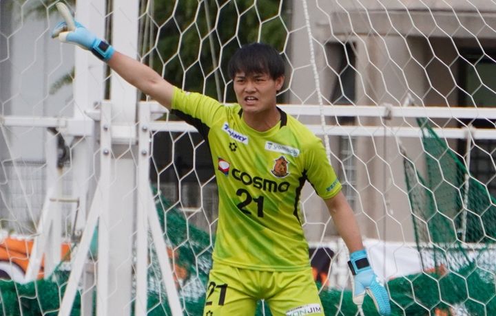 好セーブ披露も痛恨の引き分け…。第3GKスタートから先発をつかんだ三重GK松本龍典「次は絶対勝利で終えたい」