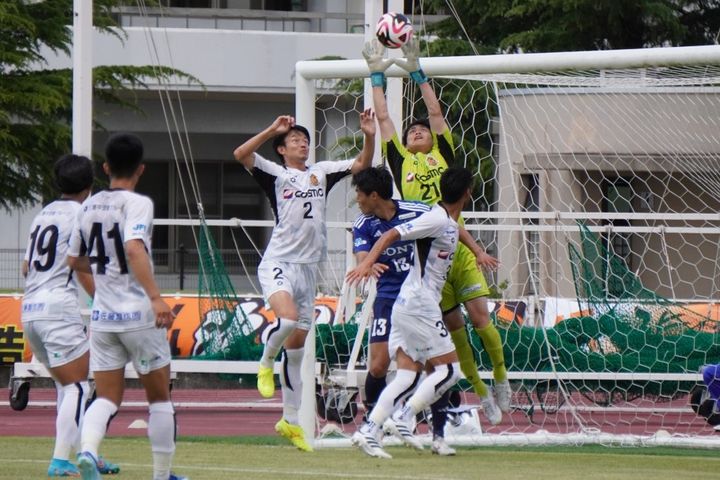 好セーブ披露も痛恨の引き分け…。第3GKスタートから先発をつかんだ三重GK松本龍典「次は絶対勝利で終えたい」
