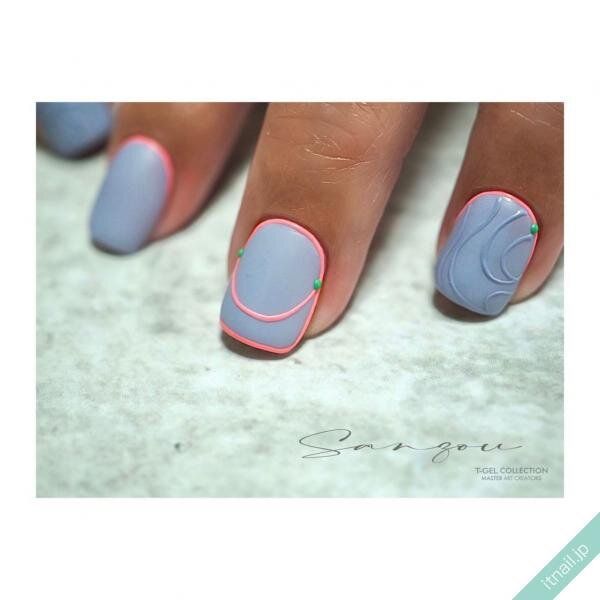 ねいる屋〜SANZOU〜が投稿したネイルデザイン [photoid:I0109742] via Itnail Design (734432)