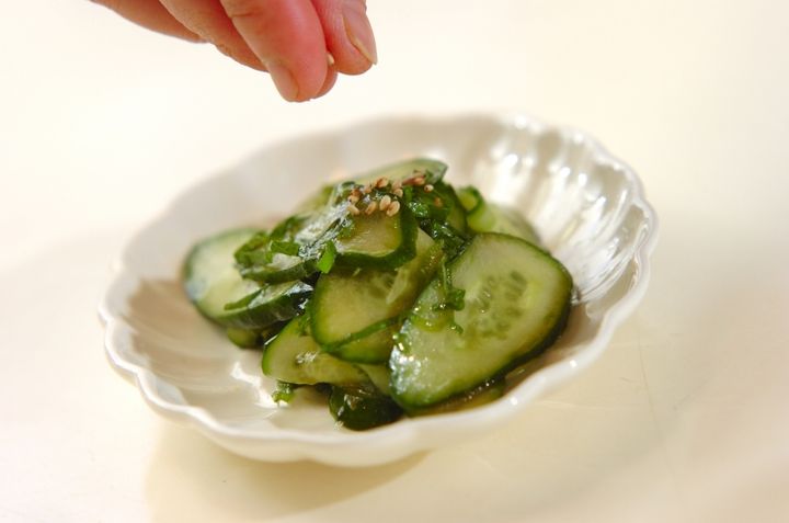 箸休めに！キュウリと大葉のナムルの作り方2