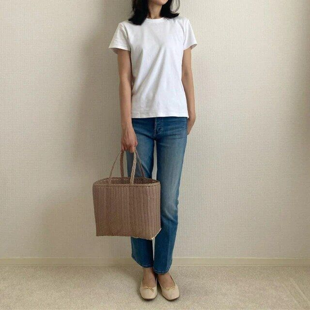白TとデニムのNGコーデ