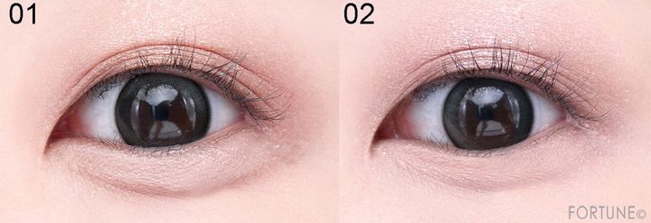 セザンヌ ペールトーンアイシャドウ スウォッチ