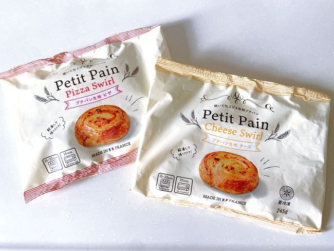 プチパン生地チーズ プチパン生地ピザ