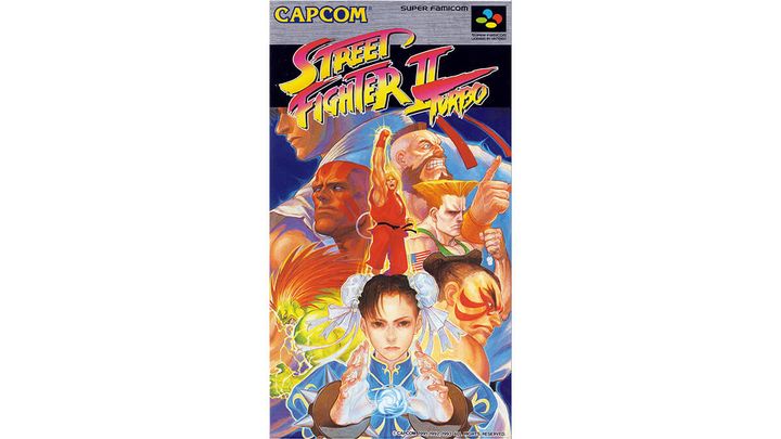 ゲーム『ストリートファイターⅡ TURBO』パッケージ