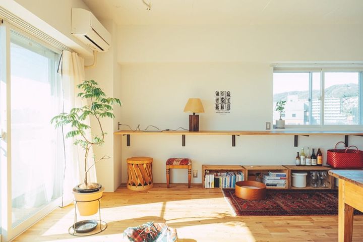 お部屋で愛されるインテリアたち。