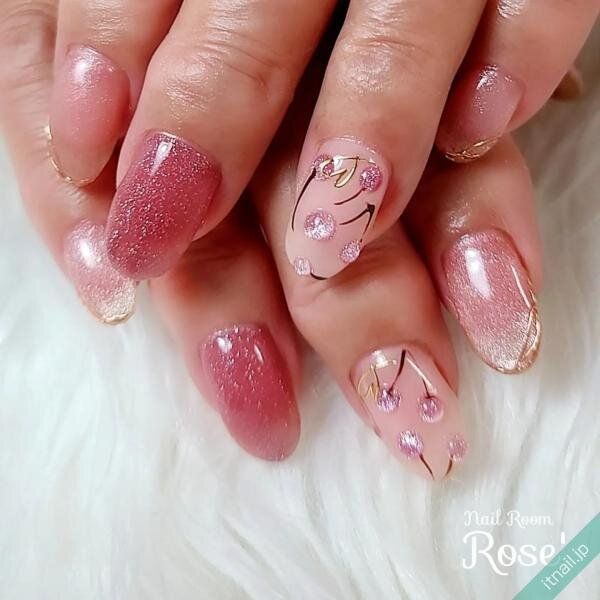 Rose’が投稿したネイルデザイン [photoid:I0119213] via Itnail Design (736285)