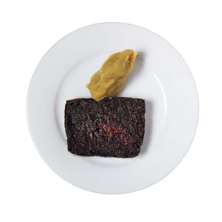 自家製ブーダンノワールとさつまいも