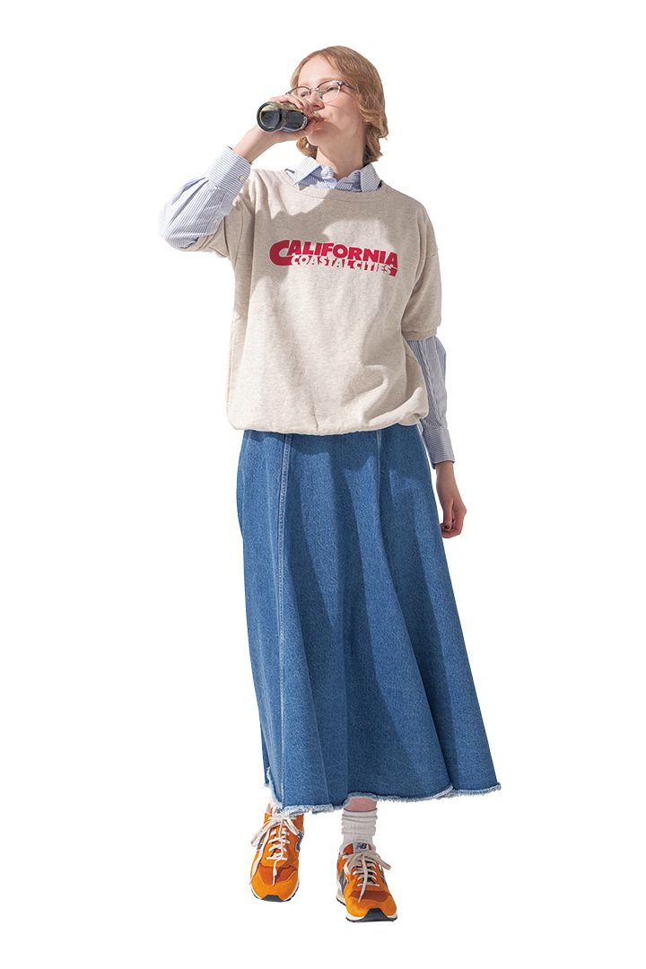 《ニューバランス》の新色でシンプルコーデにトレンドをプラス【本日のFUDGE GIRL-6月4日】