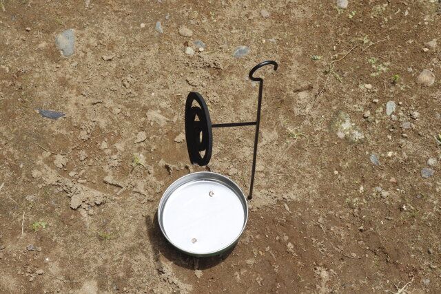 セリア 蚊取り線香立てピック 使用例