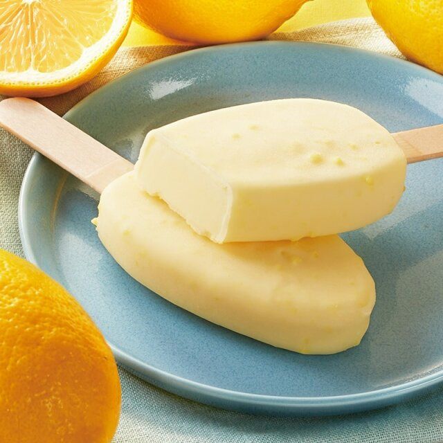 シャトレーゼ 季節限定スイーツ ピュルテ 瀬戸内レモン＆ ホワイトチョコ レモンチップ入り4本入